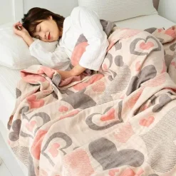 Doppelte Baumwolldecke - Weiche, atmungsaktive Bettdecke