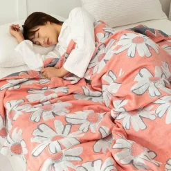 Doppelte Baumwolldecke - Weiche, atmungsaktive Bettdecke