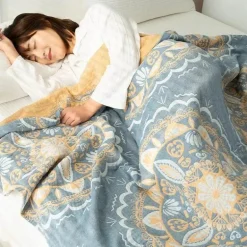 Doppelte Baumwolldecke - Weiche, atmungsaktive Bettdecke