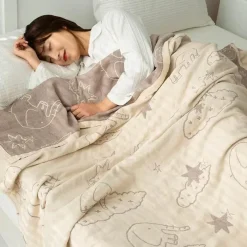 Doppelte Baumwolldecke - Weiche, atmungsaktive Bettdecke