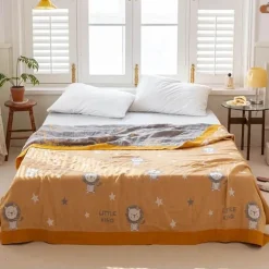 Doppelte Baumwolldecke - Weiche, atmungsaktive Bettdecke