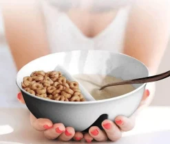 Doppelte Servierschüsseln mit Griff - Kreative separate Schale