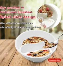 Doppelte Servierschüsseln mit Griff - Kreative separate Schale