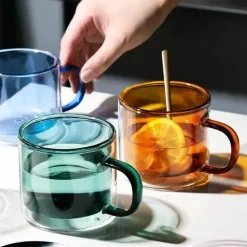 Doppelwandiges Glasbecher-Set – 250 ml für Kaffee, Tee, Wein, Whiskey, Saft