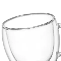 Doppelwandiges Glasset – Isolierbecher für Whisky, Wein, Bier, Milch, Tee