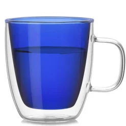 Doppelwandiges mehrfarbiges Weinglas-Set – Stilvolle Cocktailbecher