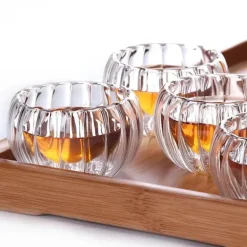 Doppelwandiges Teetassen-Set aus Glas – vielseitiges Trinkgeschirr für Tee, Espresso, Bier, Whisky