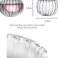 Doppelwandiges Teetassen-Set aus Glas – vielseitiges Trinkgeschirr für Tee, Espresso, Bier, Whisky