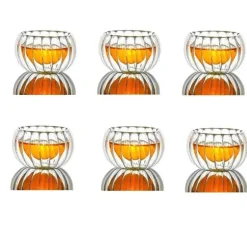 Doppelwandiges Teetassen-Set aus Glas – vielseitiges Trinkgeschirr für Tee, Espresso, Bier, Whisky