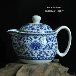 Drachen-Porzellan-Teekannen-Set – Kung-Fu-Puer-Oolong-Teegeschirr