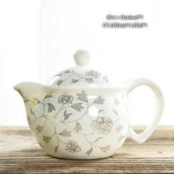 Drachen-Porzellan-Teekannen-Set – Kung-Fu-Puer-Oolong-Teegeschirr