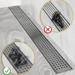 Drain Hair Catcher - Shower Floor Mesh Filter for Protection