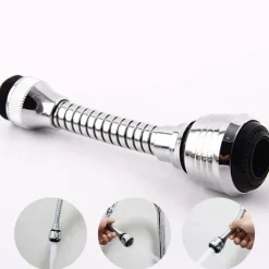 Drehbare Küchenhahnverlängerung mit Wasserfilter – ideal für den Einsatz zu Hause und im Badezimmer