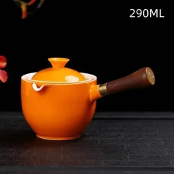 Drehbare Keramik-Teekanne – Traditionelles Harmony-Design