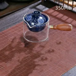 Drehbare Keramik-Teekanne – Traditionelles Harmony-Design