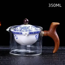 Drehbare Keramik-Teekanne – Traditionelles Harmony-Design