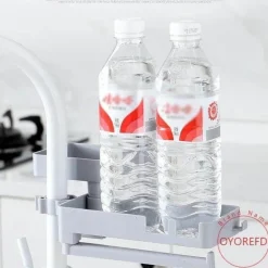 Drehbarer Abfluss-Organizer für die Küchenspüle – mehrschichtige Aufbewahrungslösung