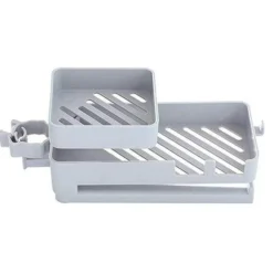 Drehbarer Abfluss-Organizer für die Küchenspüle – mehrschichtige Aufbewahrungslösung