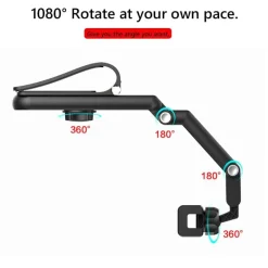 Drehbarer Autotelefonhalter - Sonnenblenden-Cliphalterung
