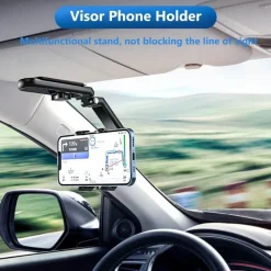 Drehbarer Autotelefonhalter - Sonnenblenden-Cliphalterung