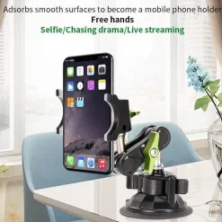 Drehbarer Autotelefonhalter mit langem Arm - Federsichere Universalhalterung