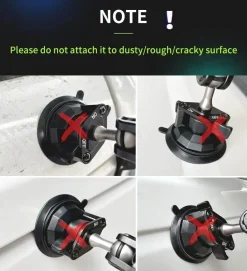 Drehbarer Autotelefonhalter mit langem Arm - Federsichere Universalhalterung