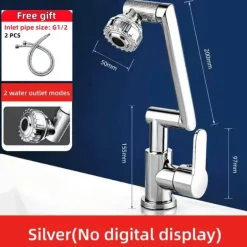 Drehbarer Badezimmerhahn – Japanisches Design mit Digitalanzeige