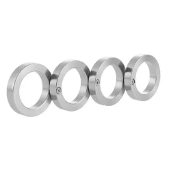 Drehbarer, faltbarer Selbstverteidigungsring aus Edelstahl