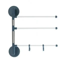 Drehbarer Handtuchhalter zur Wandmontage – Mehrschichtiger Badezimmer-Organizer