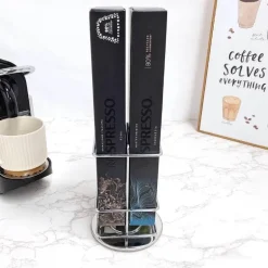 Drehbarer Kapselhalter für Nespresso – Ständer für 40 Kapseln für einfachen Zugriff und Organisation