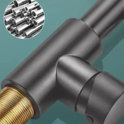 Drehbarer, spritzwassergeschützter Wasserhahnarm – universelle Passform