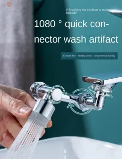 Drehbarer Wasserhahn-Verlängerer - Wassersparendes Zubehör