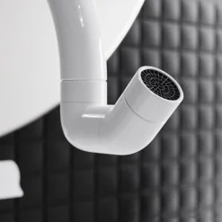 Drehbarer Wasserhahn-Verlängerer mit Spritzschutz – Universal-Spülbeckenaufsatz