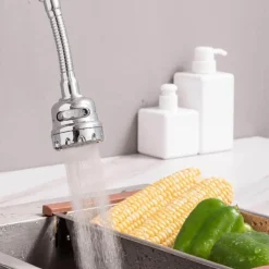 Drehbarer, wassersparender Wasserhahnkopf – 360 Grad schwenkbarer Wasserhahnaufsatz