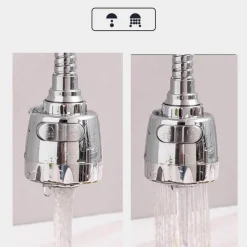 Drehbarer, wassersparender Wasserhahnkopf – 360 Grad schwenkbarer Wasserhahnaufsatz