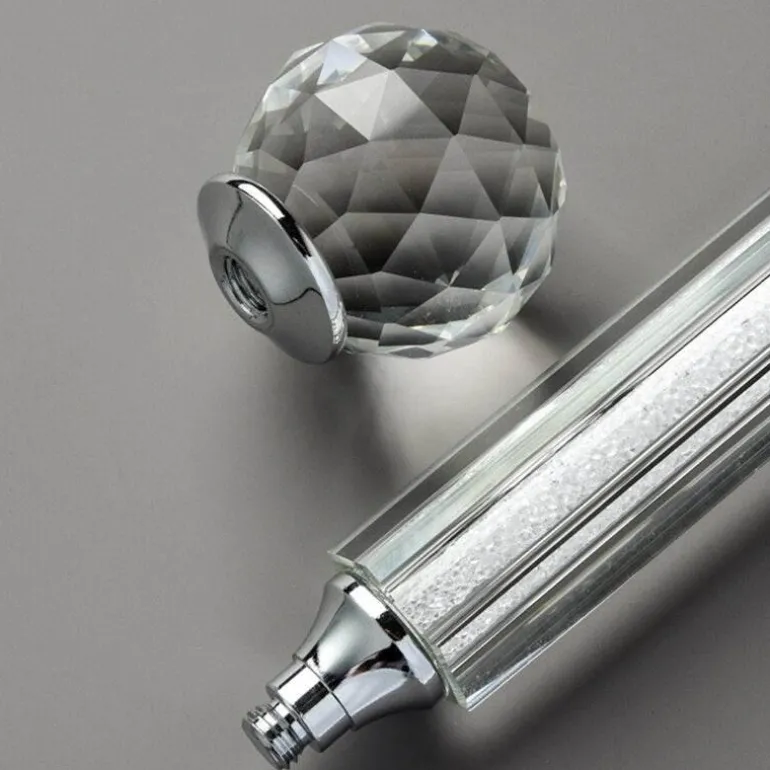 Drehbarer Weinglashalter aus Kristallglas – Eleganter Ständer für Trinkgefäße