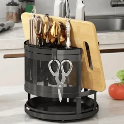 Drehbares Küchen-Organizer-Regal – platzsparende Aufbewahrungslösung