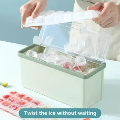 Dreischichtige Eiswürfelschale - Mehrkammer-Eiswürfelbereiter