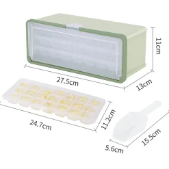 Dreischichtige Eiswürfelschale - Mehrkammer-Eiswürfelbereiter