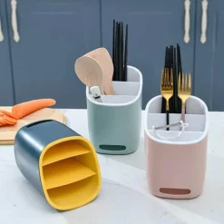 Dreischichtiger Besteck-Organizer - Küchenaufbewahrungsregal