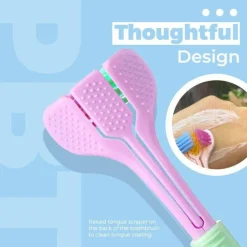 Dreiseitige weiche Zahnbürste – Ultra Care Mundhygiene-Tool