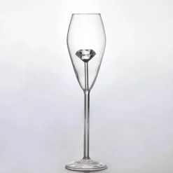3D-Rosen-Stielglas – elegantes Weinglas, Champagnerflöte, Geschenk