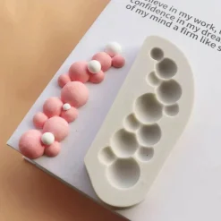 3D-Silikon-Blasen-Kuchenform für Kekse, Schokoladenkugeln