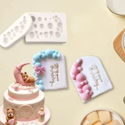 3D-Silikon-Blasen-Kuchenform für Kekse, Schokoladenkugeln