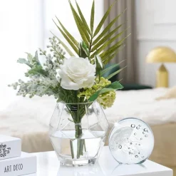 3D-Skulptur mit leuchtender Qualle – dekoratives Ozean-Kunst-Ornament