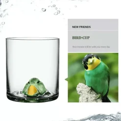 3D-Tier-Weinglas – Ultraklares, einzigartiges Stielglas