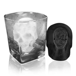 3D-Totenkopf-Eiswürfelform – unverzichtbar für Halloween-Partys