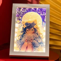 3D-Treibsand-Lichtmalerei – Künstlerische LED-Wanddekoration