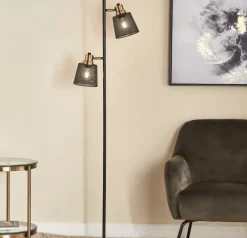Dual-Shade Floor Lamp - Urban Luxe Lighting