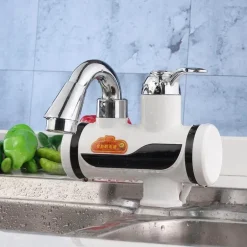 Durchlauferhitzer Elektrischer Sofortwasserhahn - Wasserhahn mit LED-Digitalanzeige